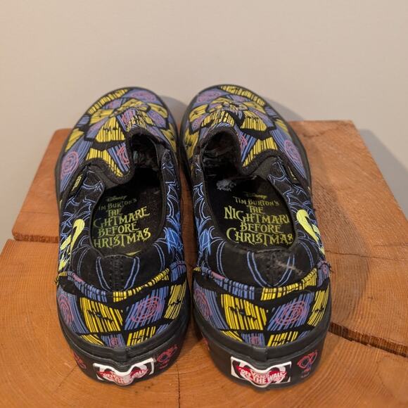 Vans Slide Nightmare Before Christmas OOGIE BOOGIE GlowInTheDark - Size 7/8.5 - Picture 4 of 10